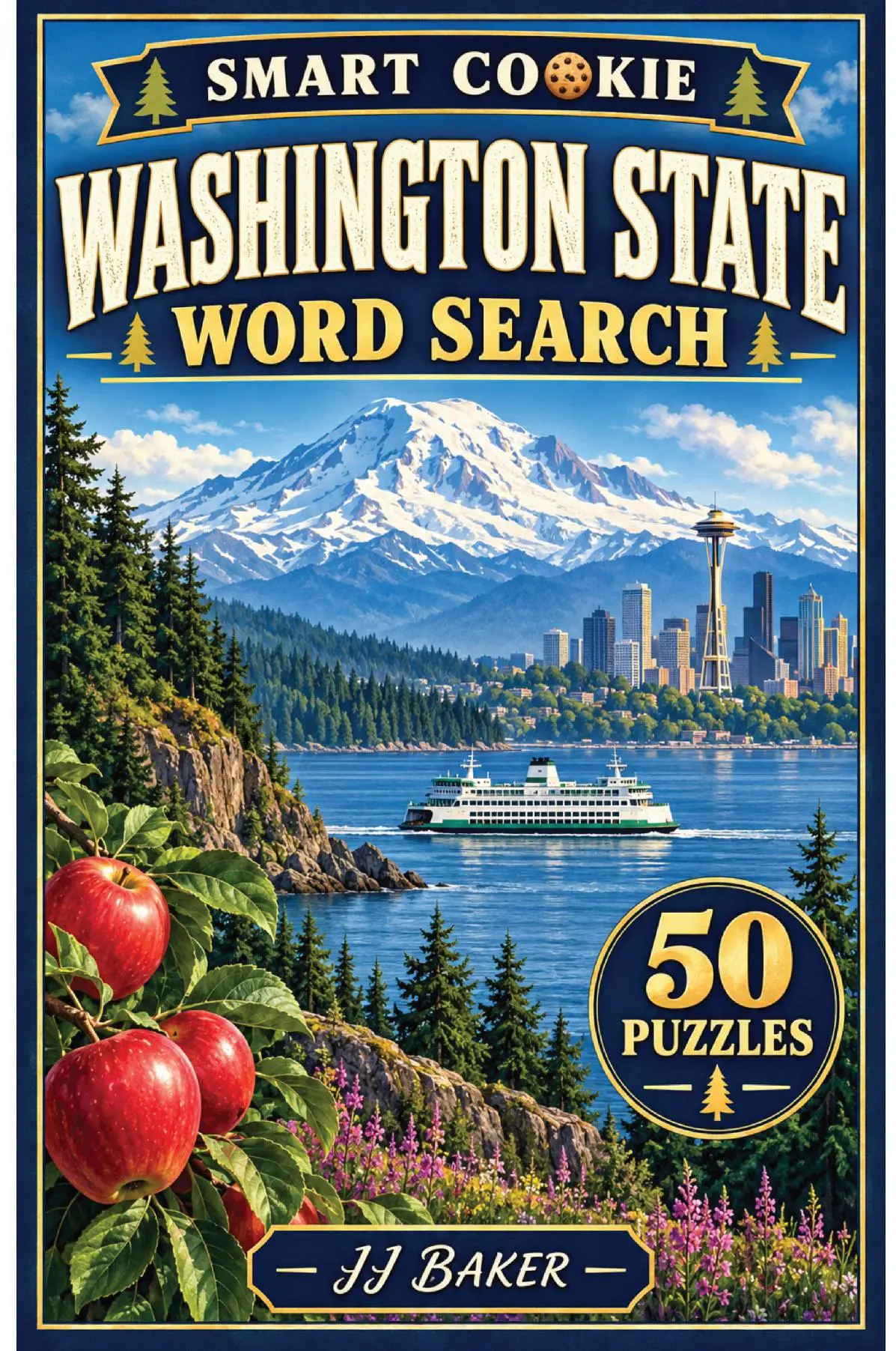 Washington State Word Search Puzzle Book