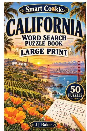 California Word Search Puzzle Book