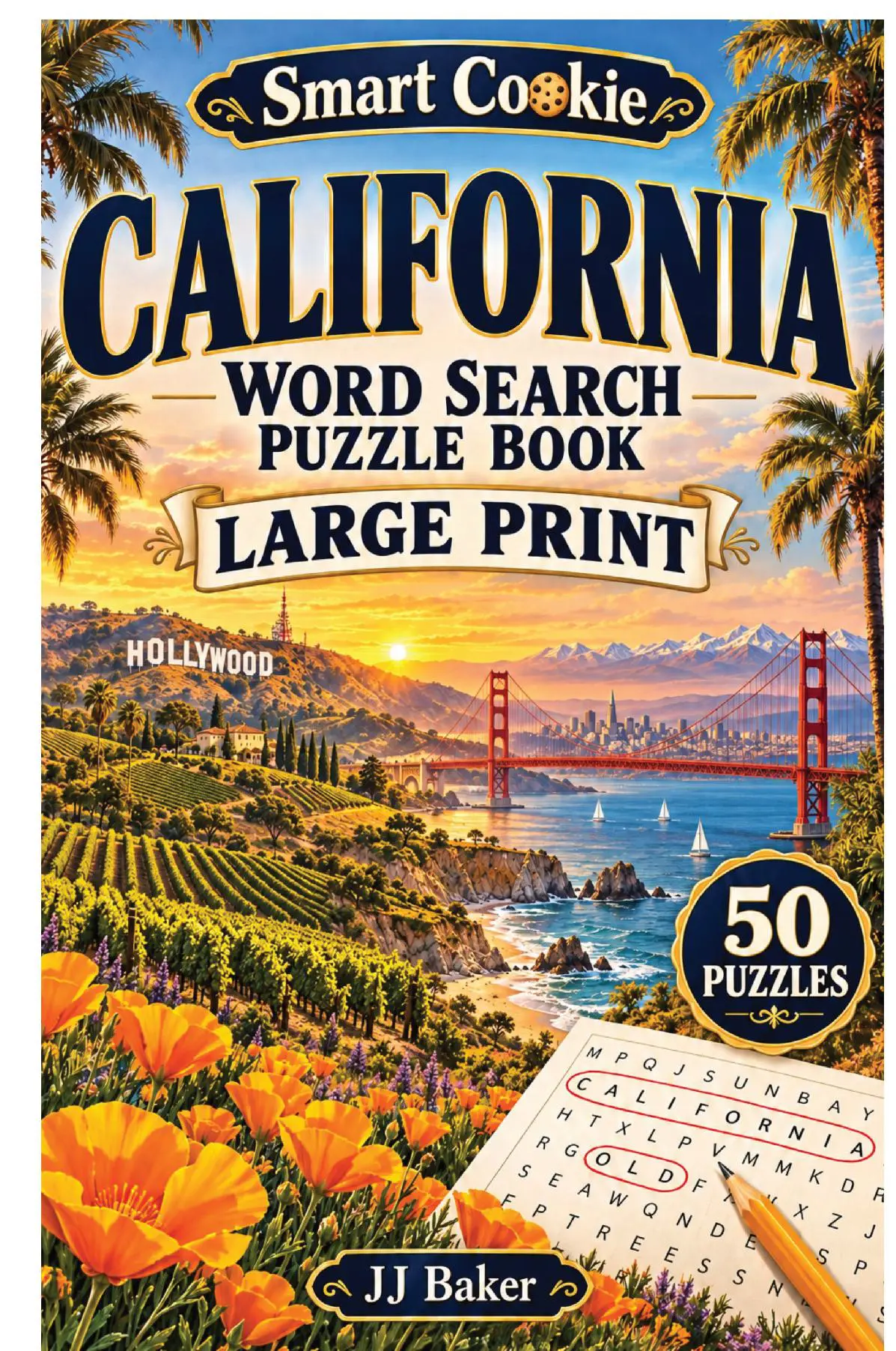 California Word Search Puzzle Book