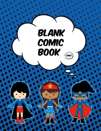 Zing! Blank Comic Book (8.5 x 11)