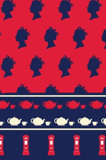 Tea on the Thames (6x9 Lined Spiral Bound Notebook)
