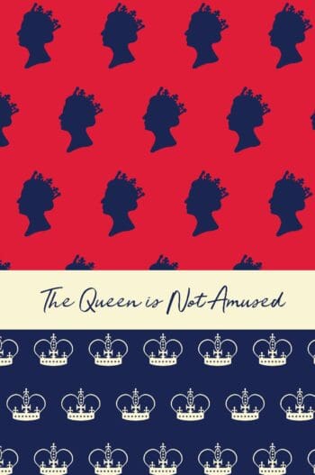 The Queen Is Not Amused (6x9 Dot Grid Perfect Bound Notebook)