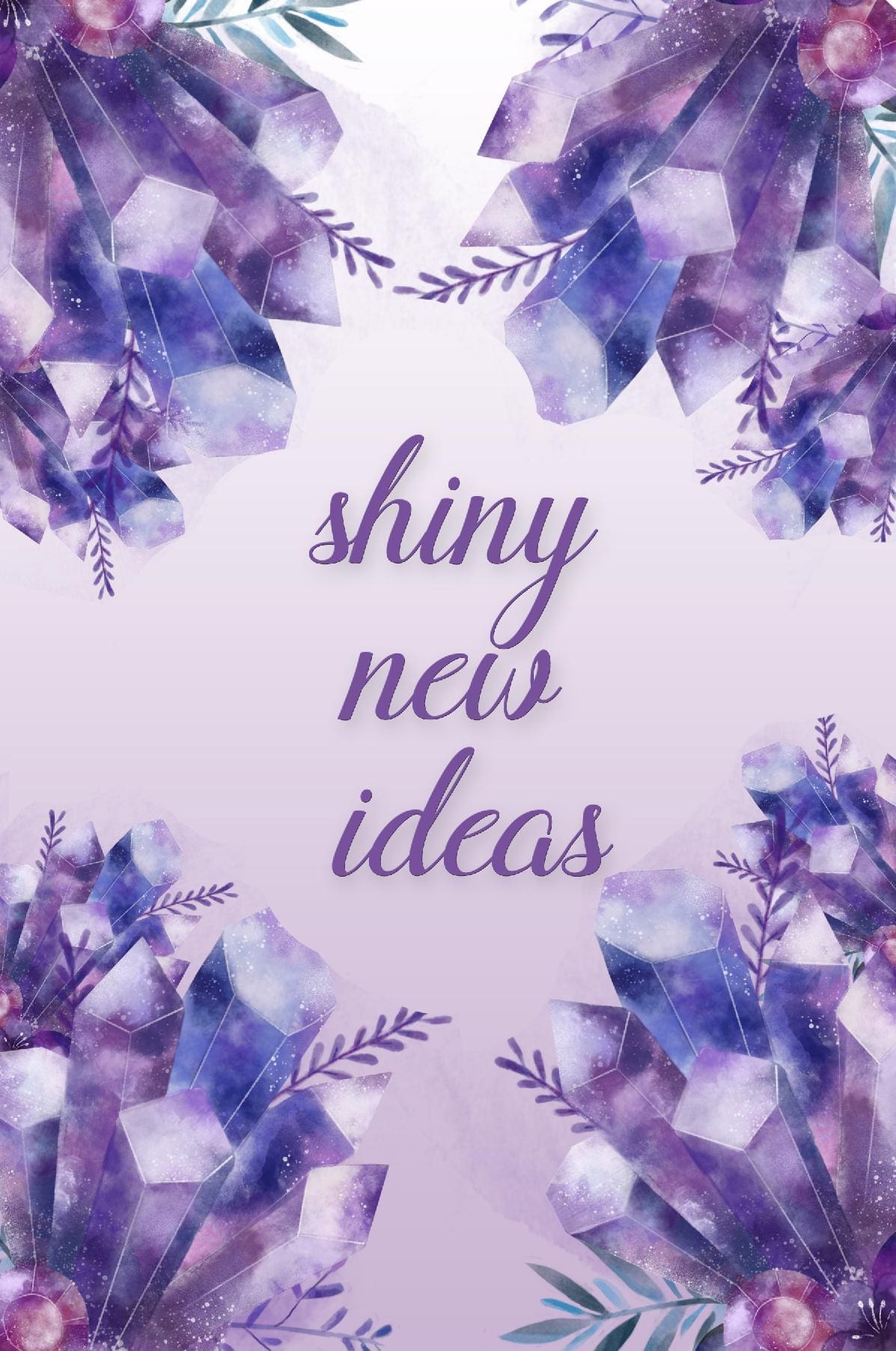 Shiny New Ideas Writer's Notebook (6x9 Lined Perfect Bound)