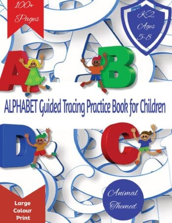 Alphabet Guided Tracing Book for Children-Perfect Your Penmanship and Learn the Written and Sign language Alphabet with Engaging Pictures and Coloring Pages