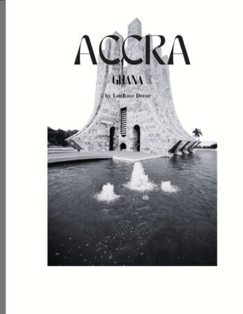 Decorative Book- Accra Black and White