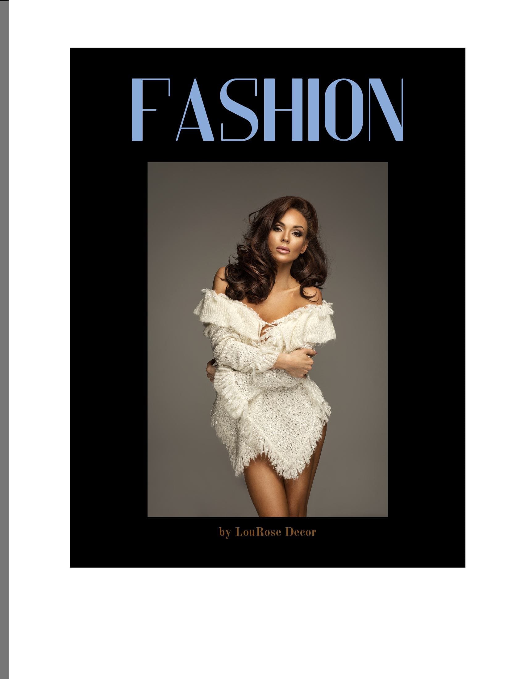 Decorative Book- Fashion Black and White