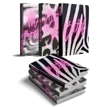 Bitch Better Have My Money Pink Decorative Books