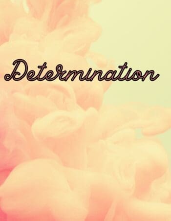 Decorative Books- Determination Light Pink