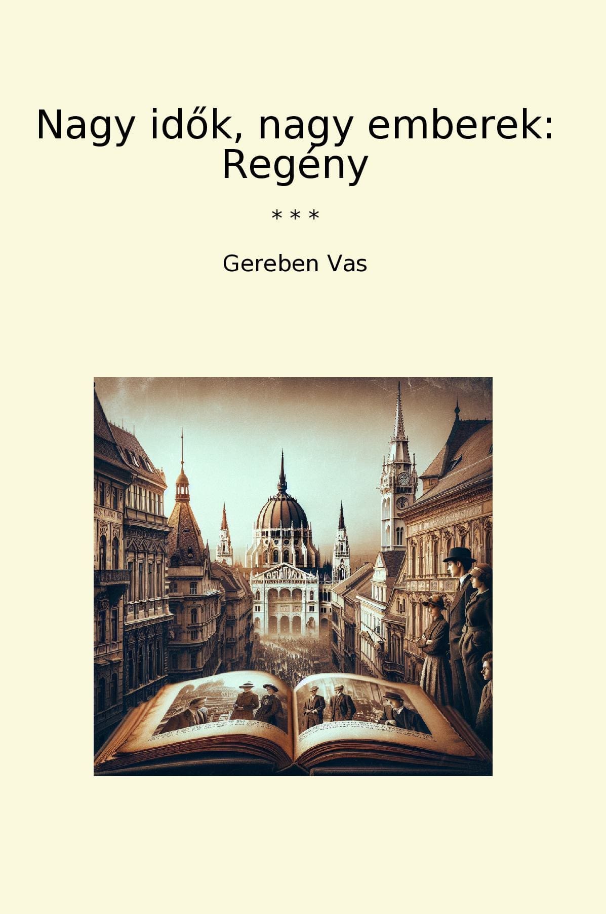 Nagy idok, nagy emberek: Regény