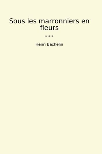Sous les marronniers en fleurs