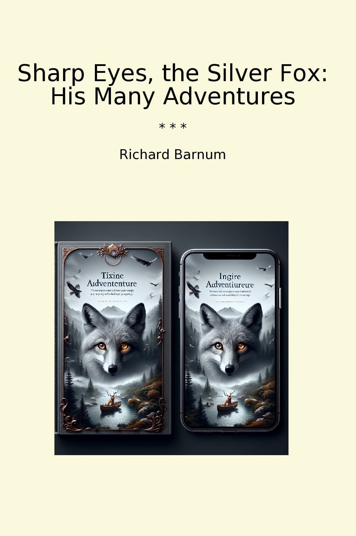 Sharp Eyes, the Silver Fox: His Many Adventures