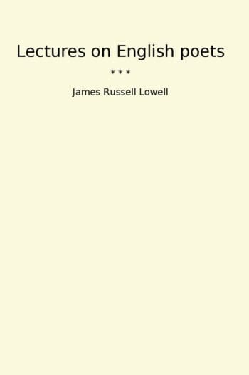 Lectures on English poets