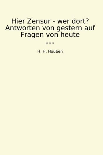 Hier Zensur - wer dort? Antworten von gestern auf Fragen von heute