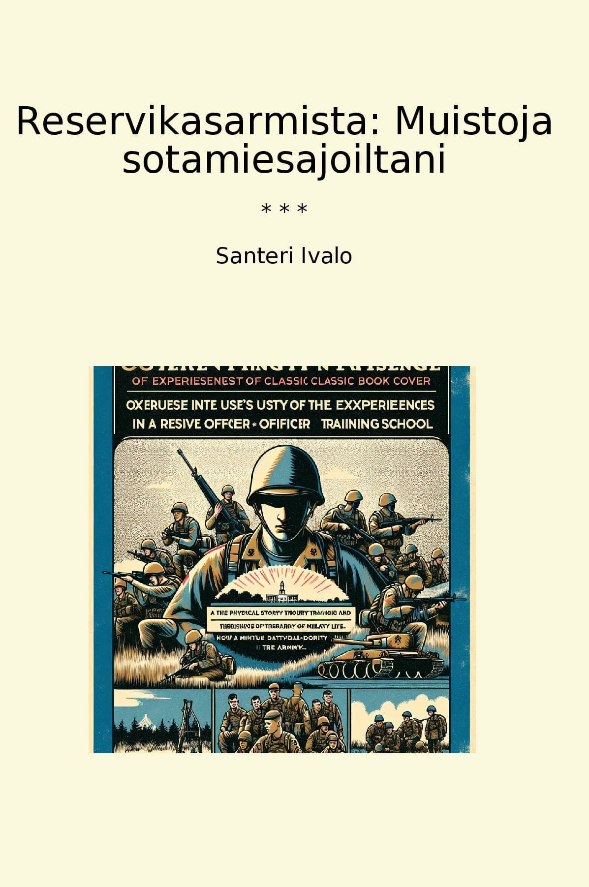 Reservikasarmista: Muistoja sotamiesajoiltani