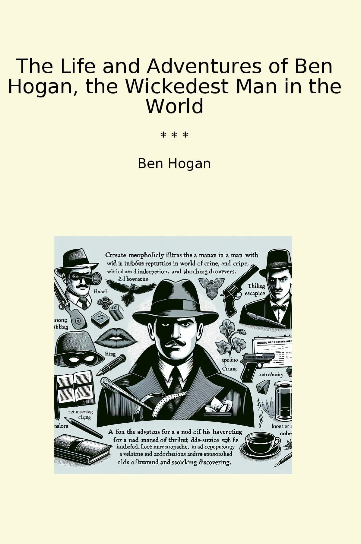 The Life and Adventures of Ben Hogan, the Wickedest Man in the World