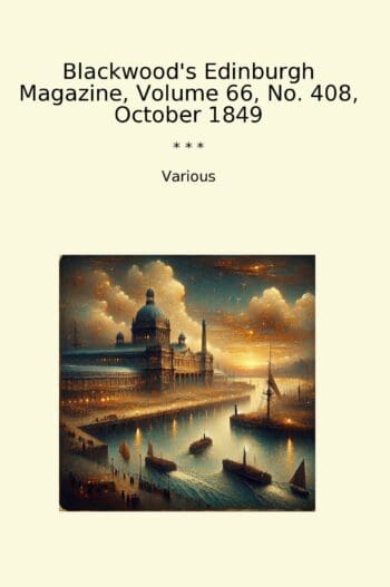 Blackwood's Edinburgh Magazine, Volume 66, No. 408, October 1849