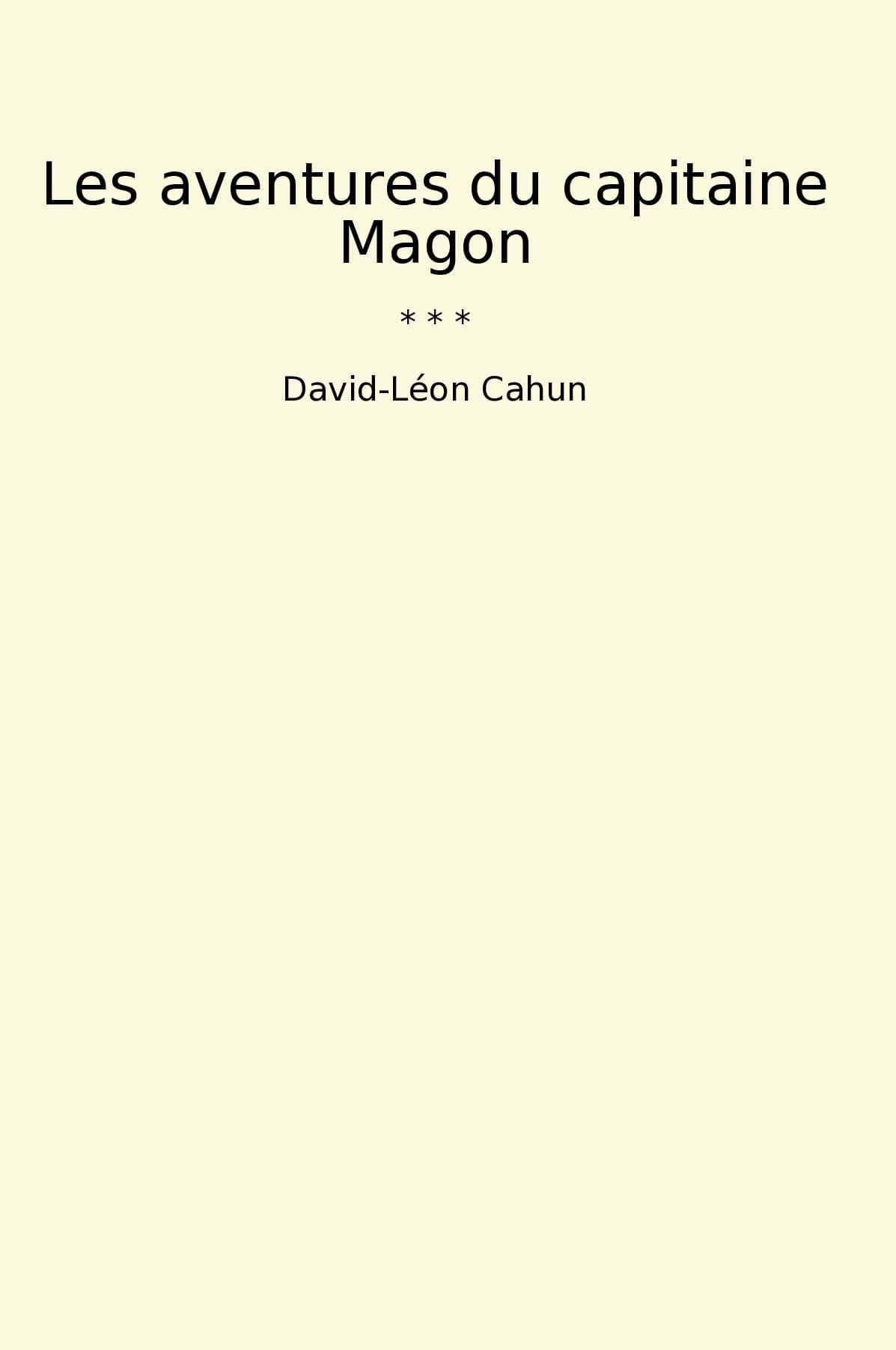 Les aventures du capitaine Magon