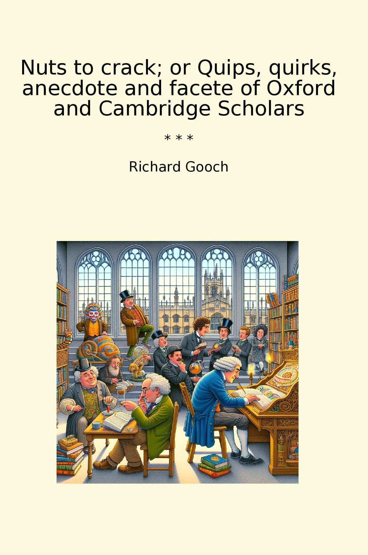 Nuts to crack; or Quips, quirks, anecdote and facete of Oxford and Cambridge Scholars
