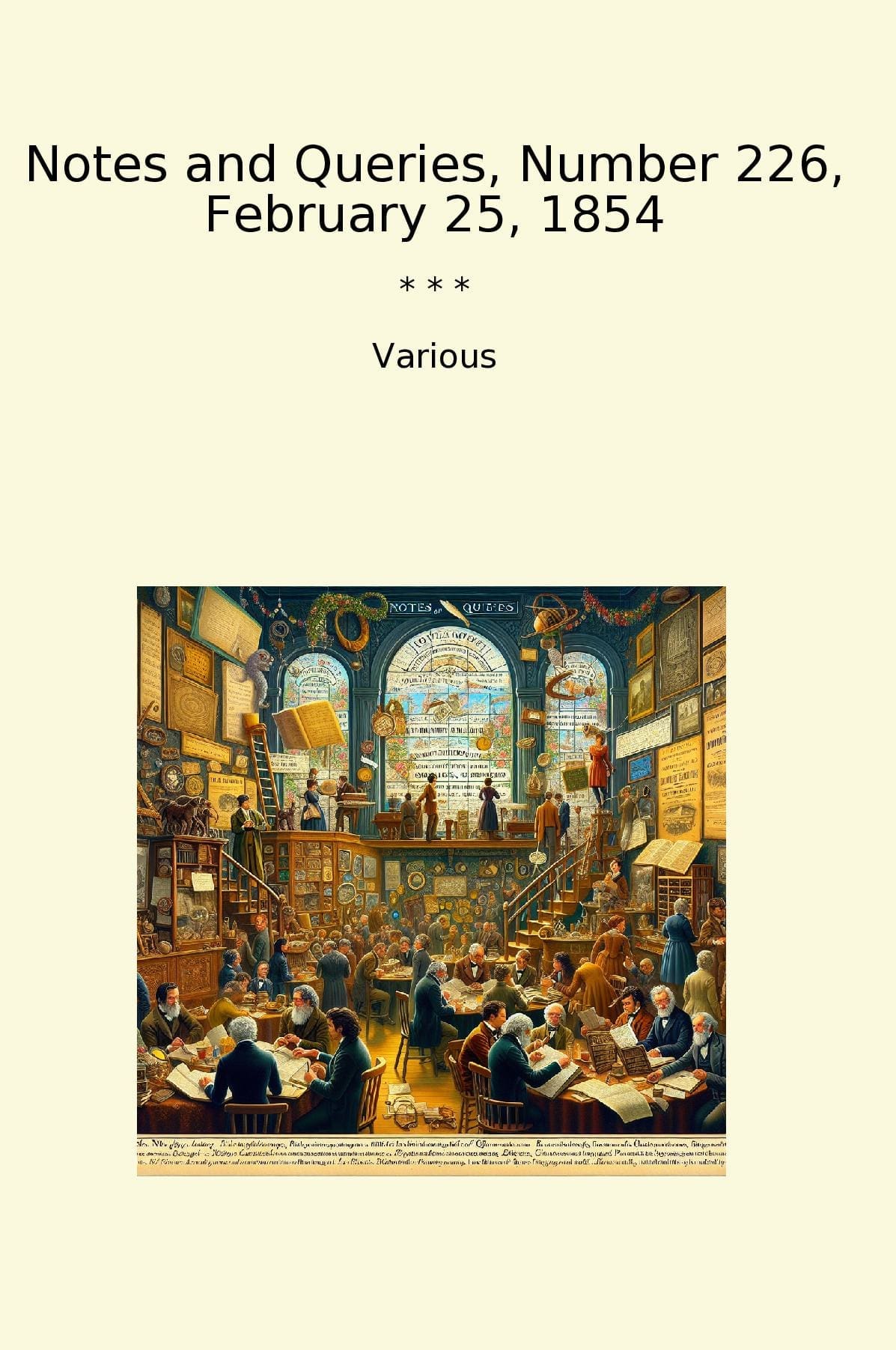 Notes and Queries, Number 226, February 25, 1854