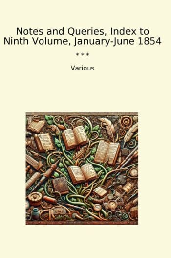 Notes and Queries, Index to Ninth Volume, January-June 1854