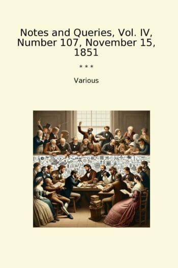 Notes and Queries, Vol. IV, Number 107, November 15, 1851