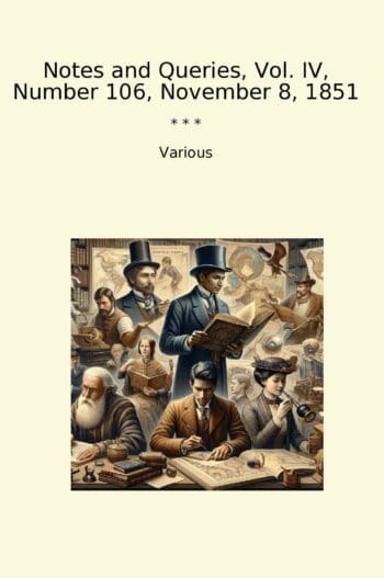 Notes and Queries, Vol. IV, Number 106, November 8, 1851