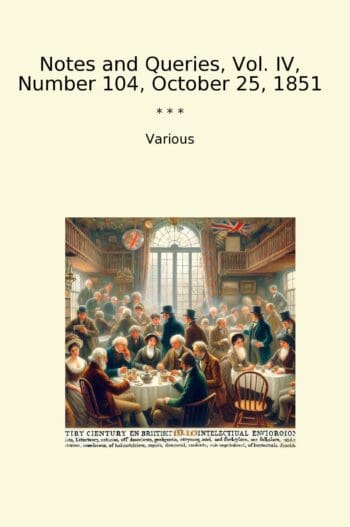 Notes and Queries, Vol. IV, Number 104, October 25, 1851