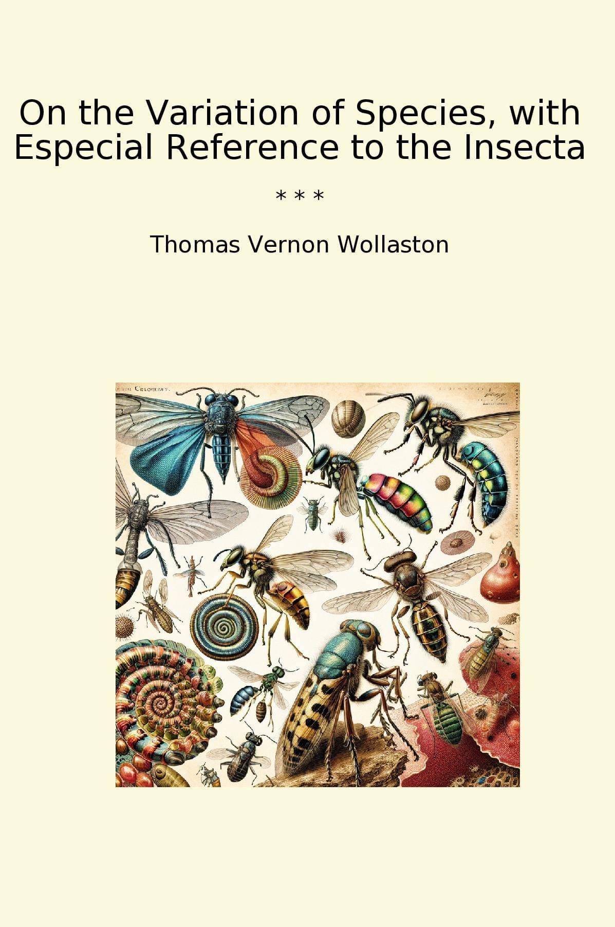 On the Variation of Species, with Especial Reference to the Insecta