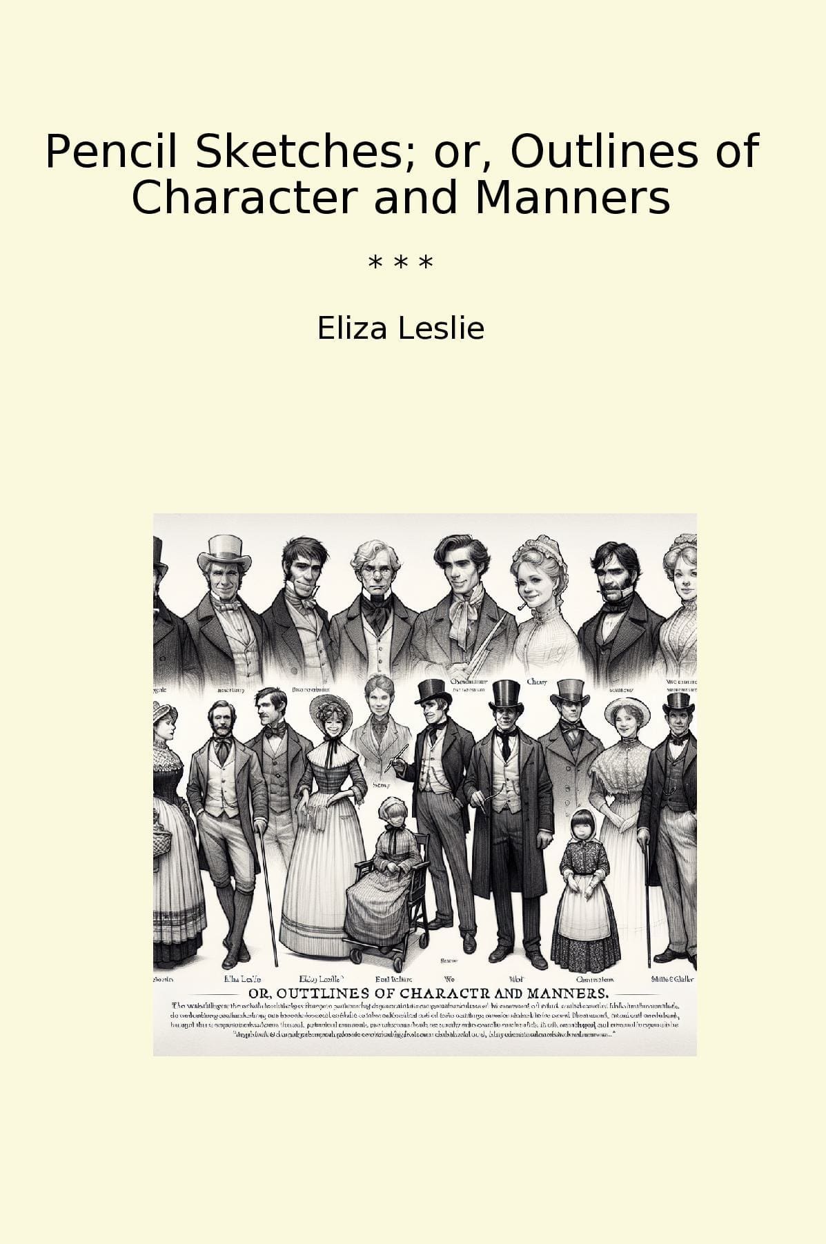 Pencil Sketches; or, Outlines of Character and Manners