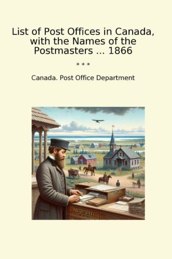 List of Post Offices in Canada, with the Names of the Postmasters ... 1866