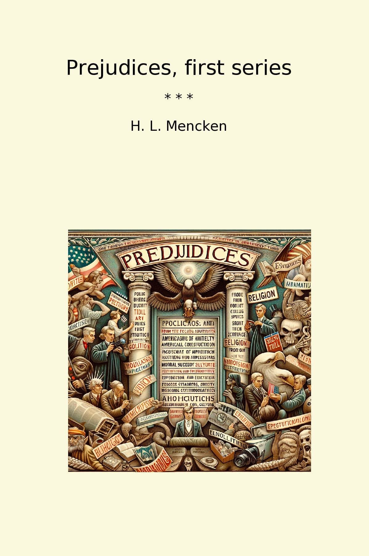 Prejudices, first series