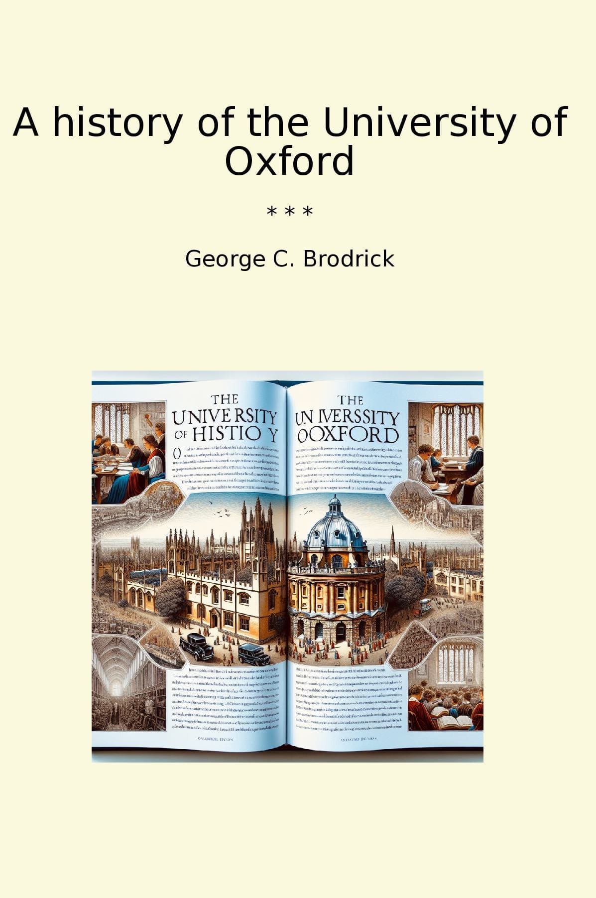 A history of the University of Oxford