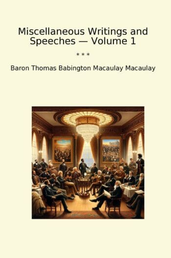 Miscellaneous Writings and Speeches — Volume 1