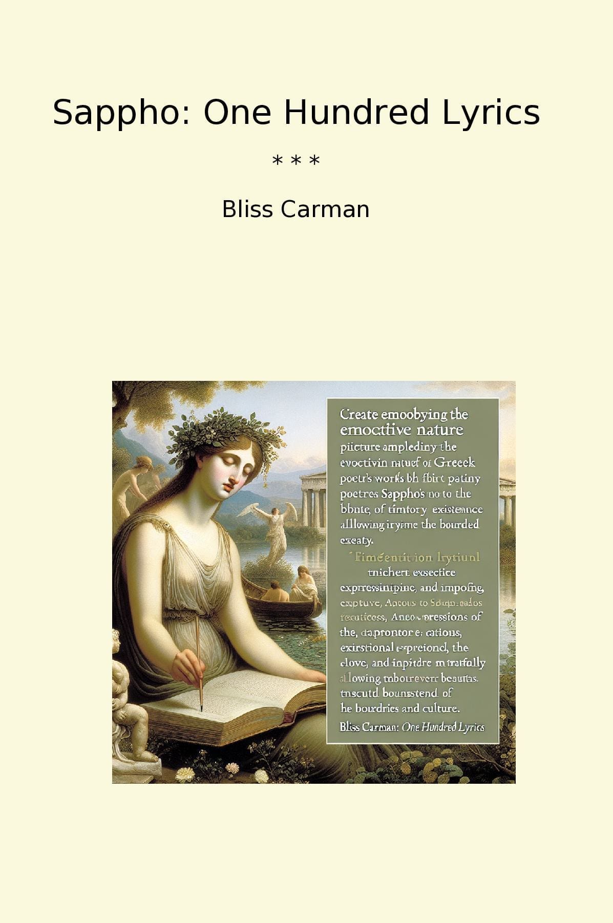 Sappho: One Hundred Lyrics