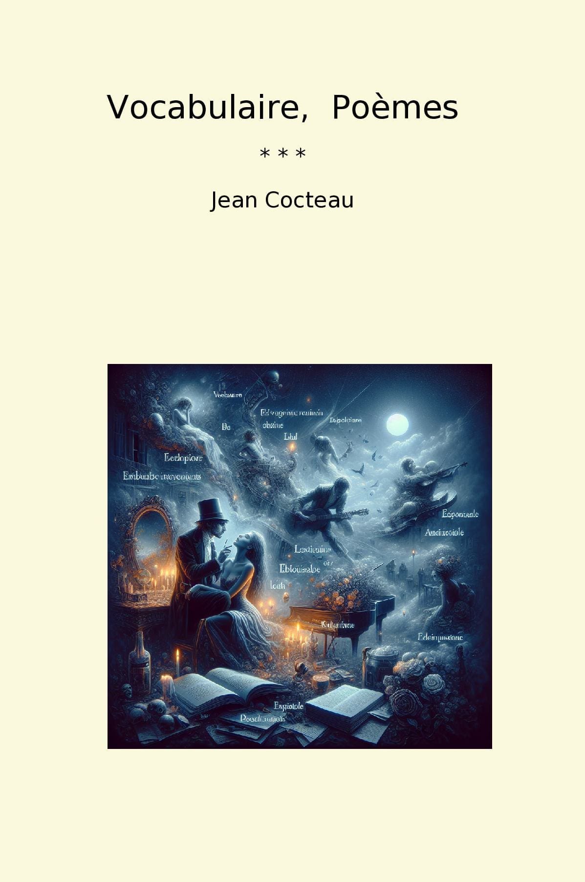 Vocabulaire, Poèmes