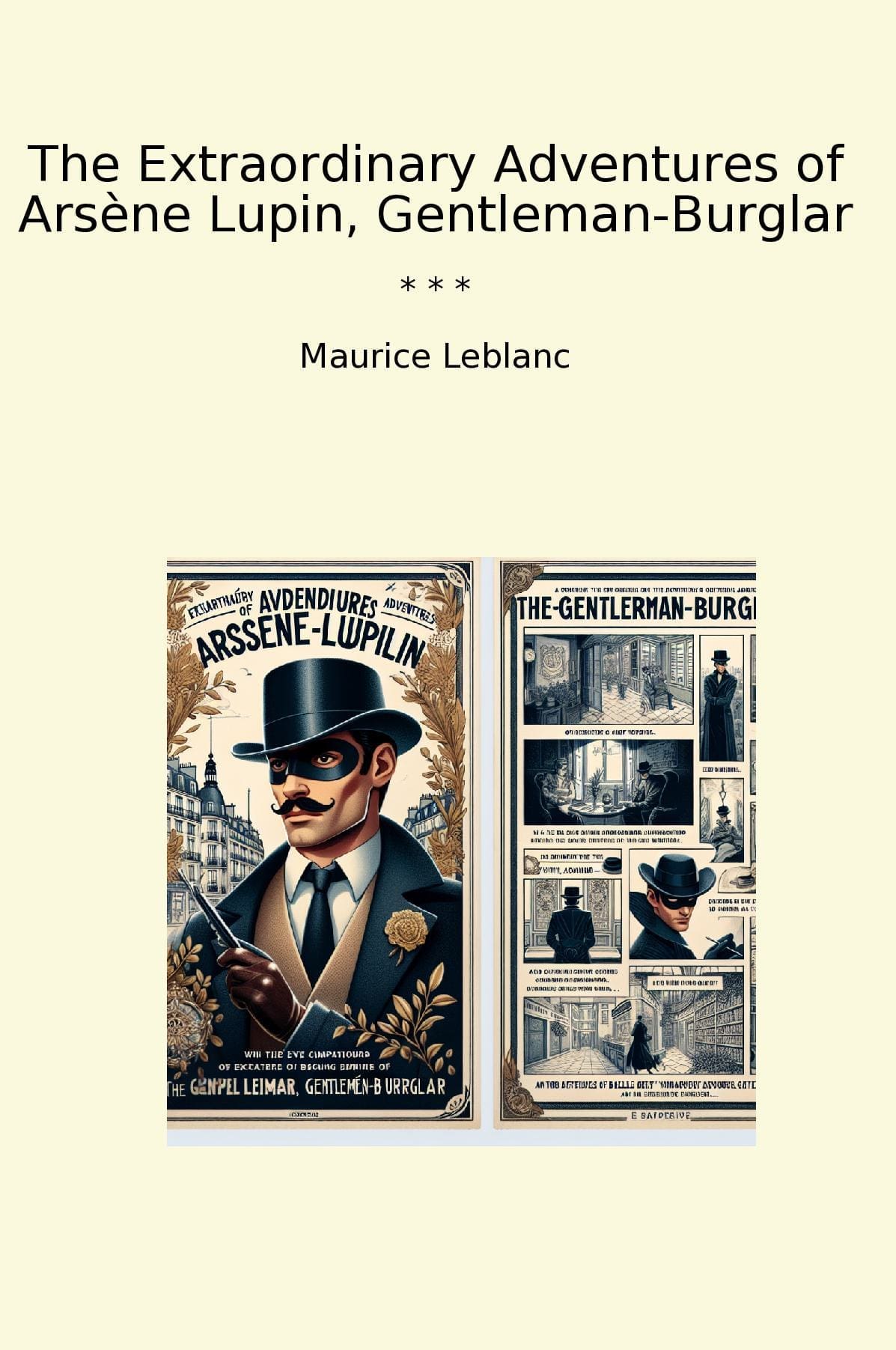 The Extraordinary Adventures of Arsène Lupin, Gentleman-Burglar