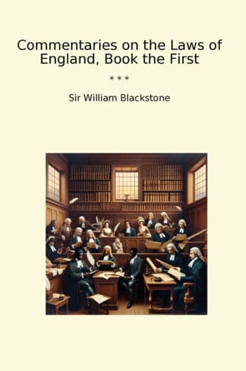 Commentaries on the Laws of England, Book the First