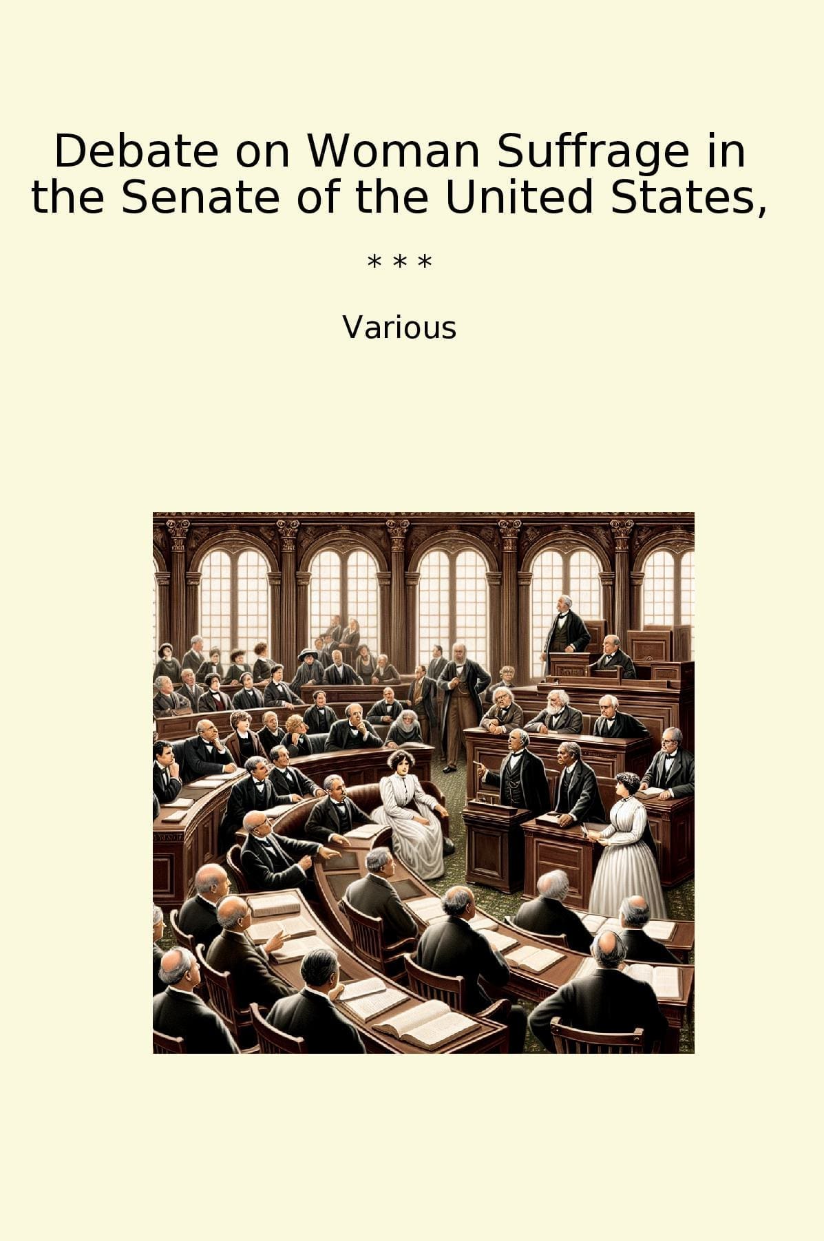 Debate on Woman Suffrage in the Senate of the United States,
