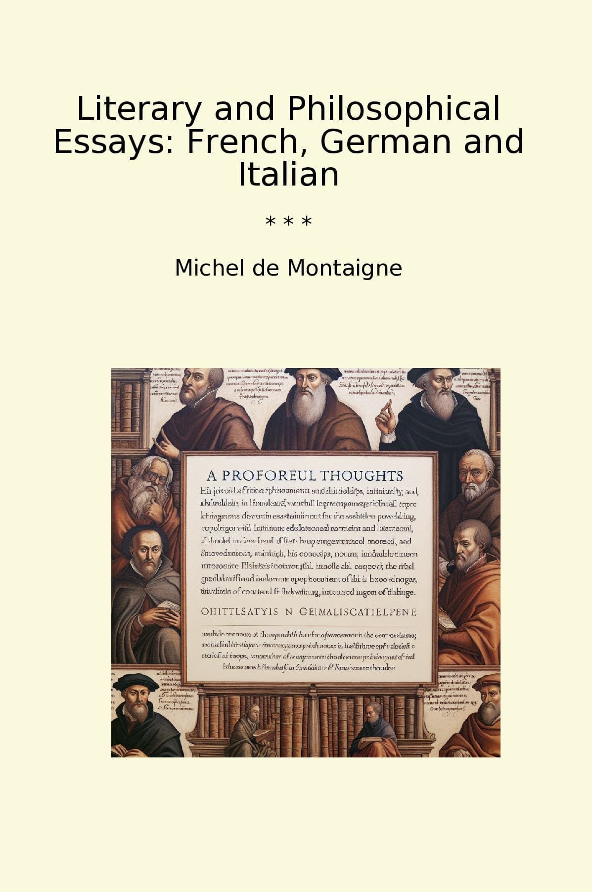 Literary and Philosophical Essays: French, German and Italian