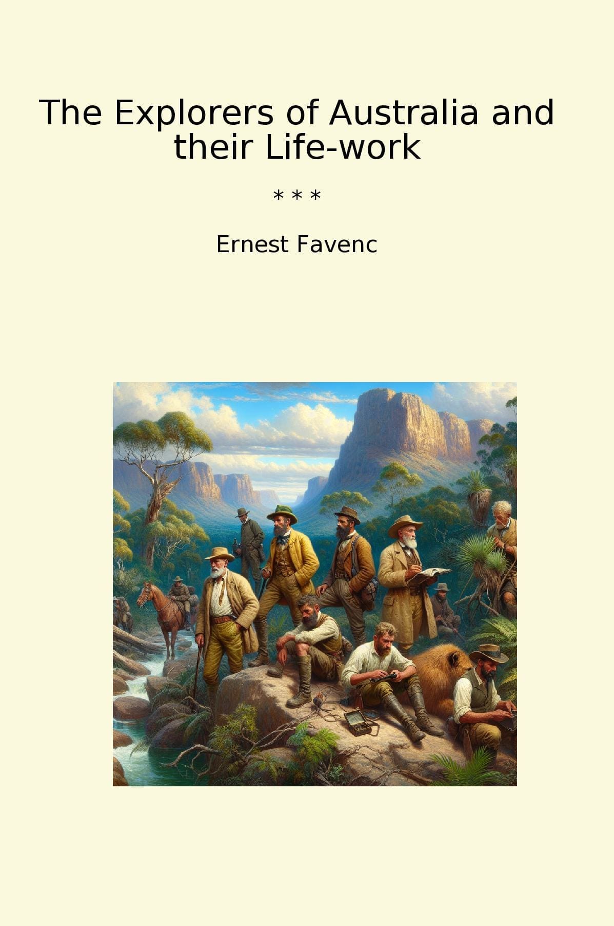 The Explorers of Australia and their Life-work