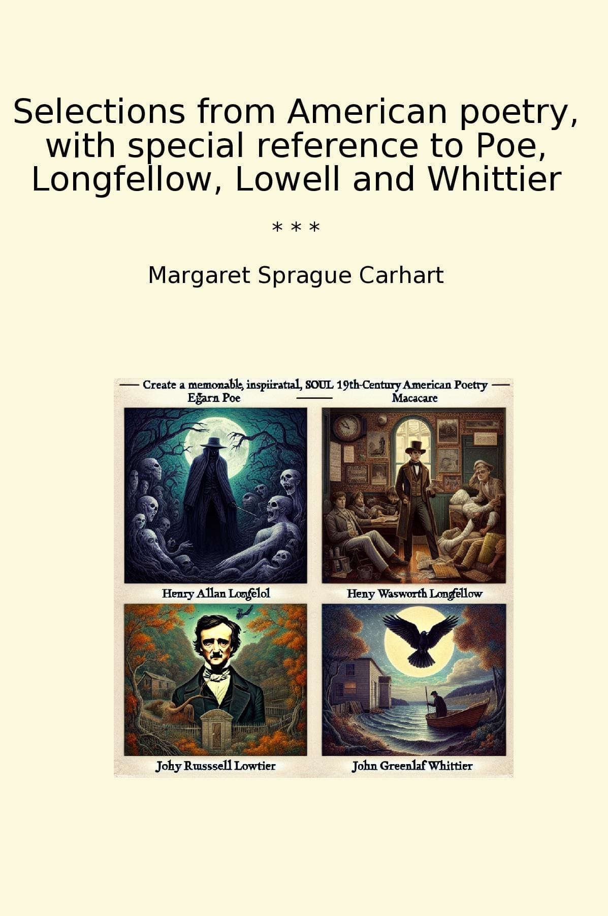 Selections from American poetry, with special reference to Poe, Longfellow, Lowell and Whittier