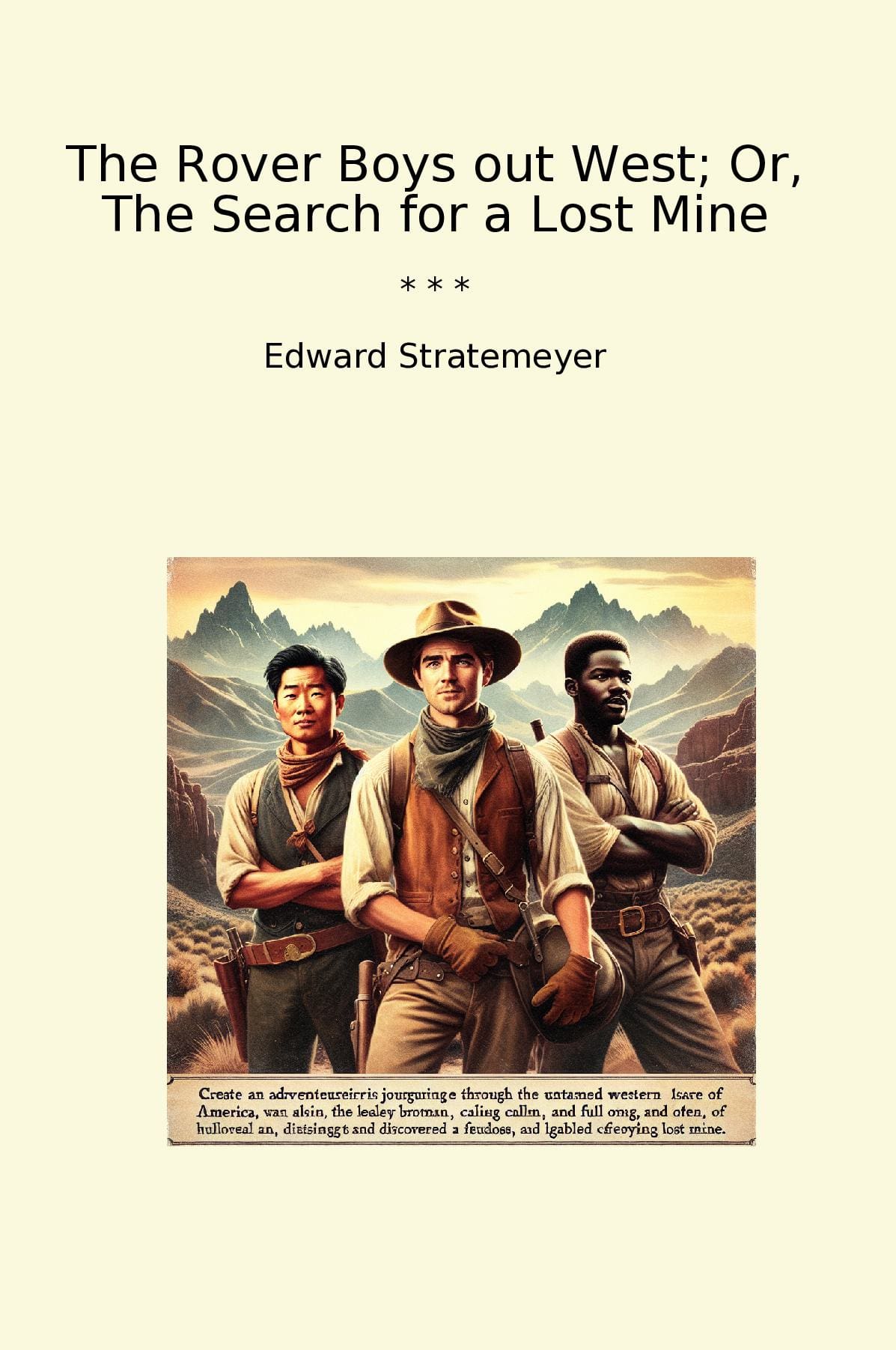 The Rover Boys out West; Or, The Search for a Lost Mine