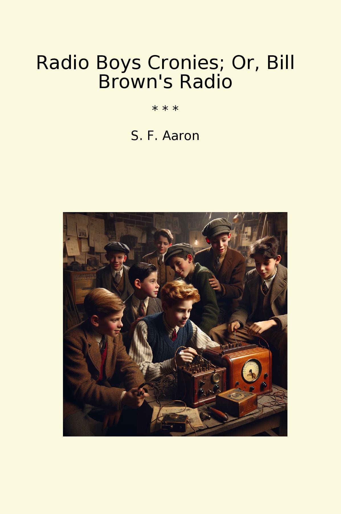 Radio Boys Cronies; Or, Bill Brown's Radio