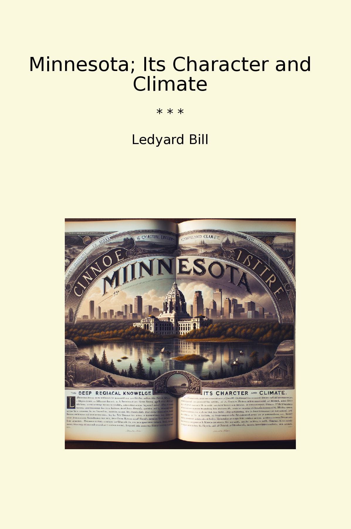 Minnesota; Its Character and Climate