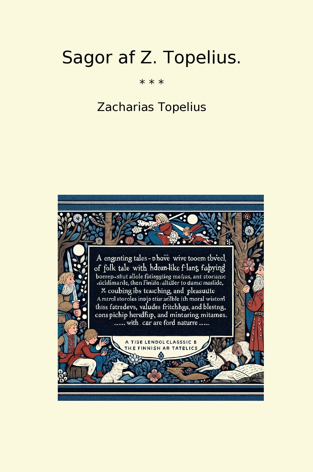 Sagor af Z. Topelius.