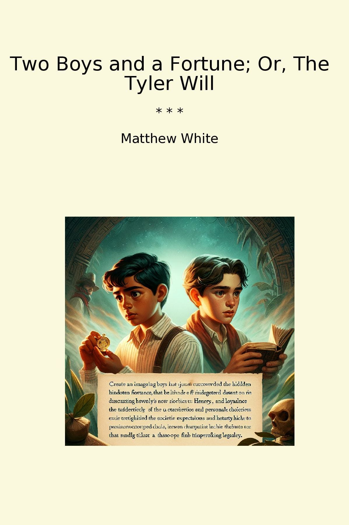 Two Boys and a Fortune; Or, The Tyler Will