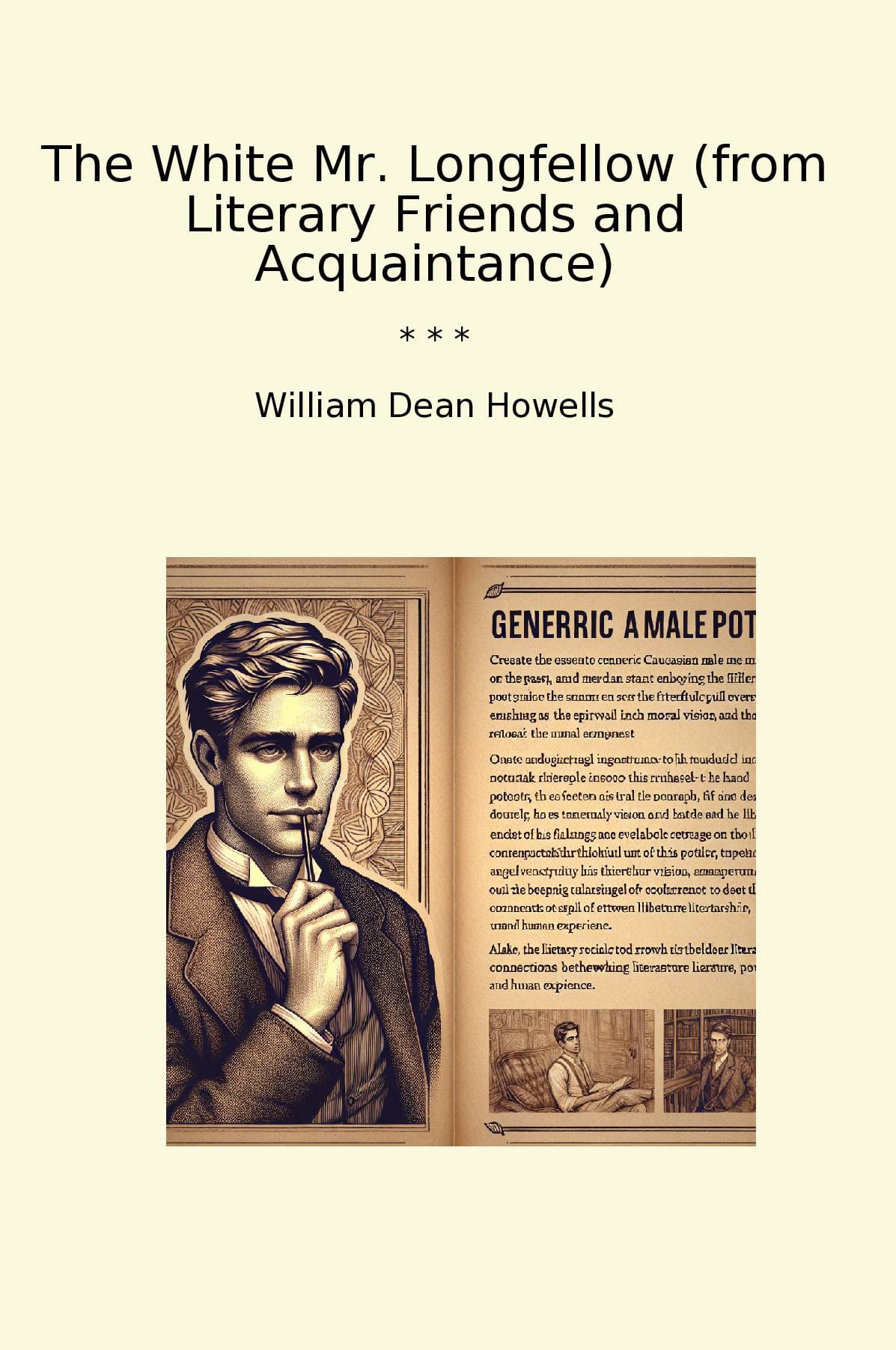 The White Mr. Longfellow (from Literary Friends and Acquaintance)