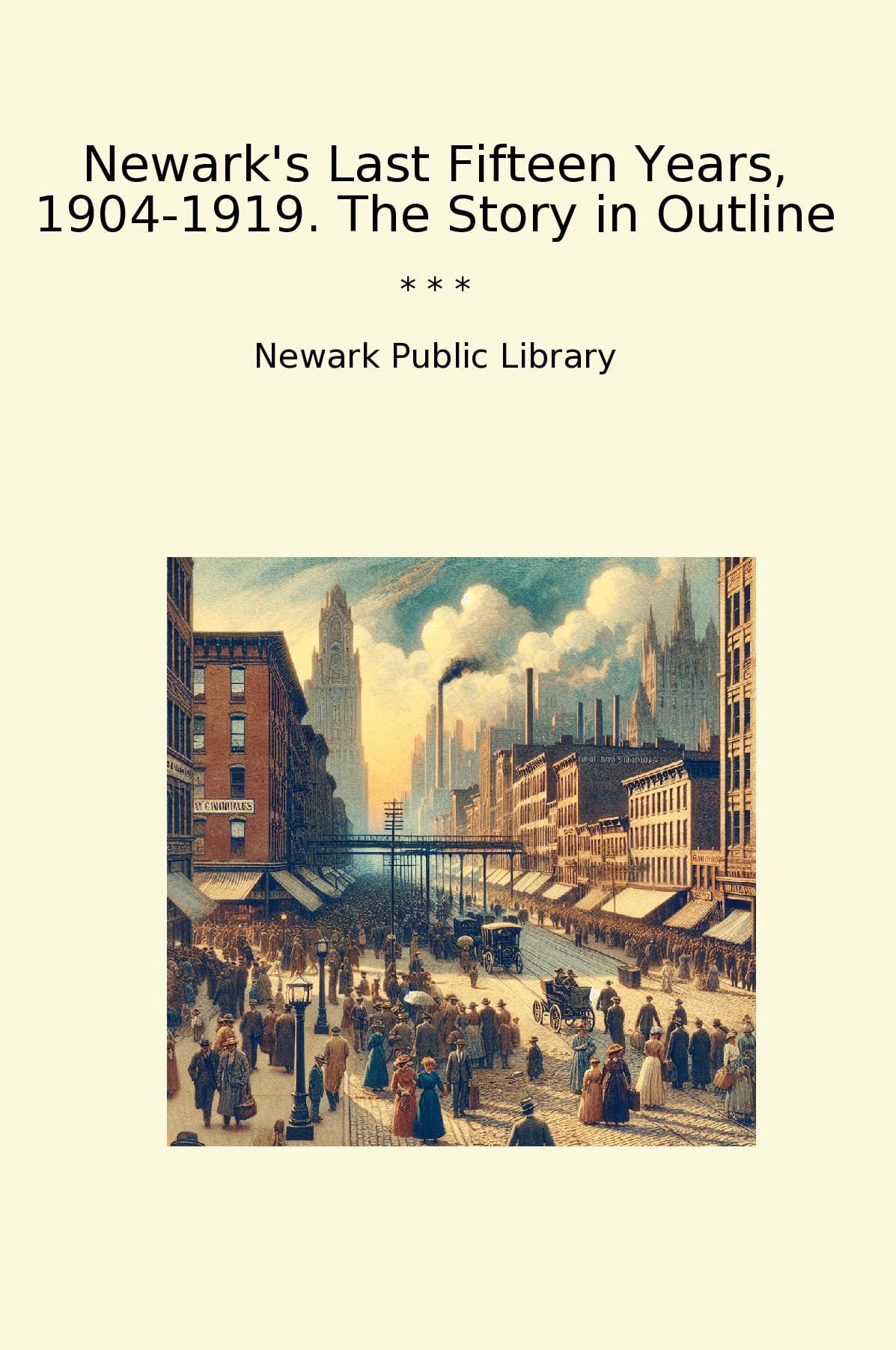 Newark's Last Fifteen Years, 1904-1919. The Story in Outline