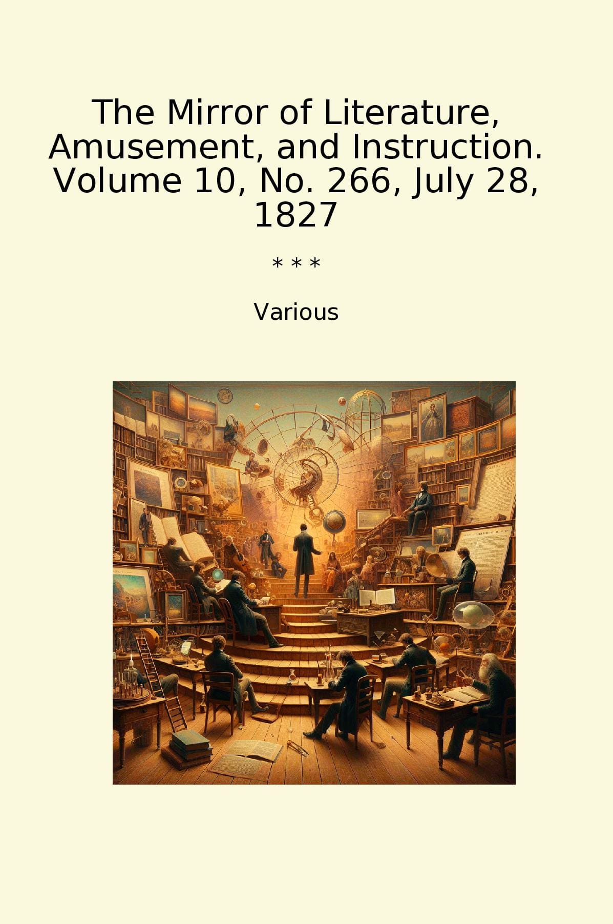 The Mirror of Literature, Amusement, and Instruction. Volume 10, No. 266, July 28, 1827
