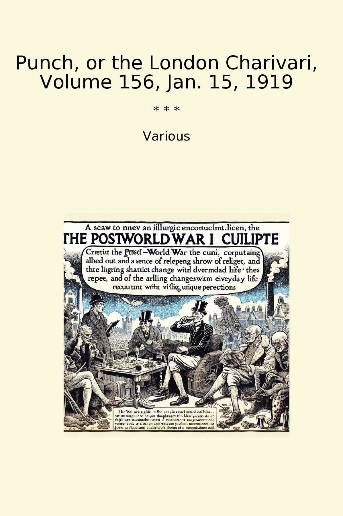 Punch, or the London Charivari, Volume 156, Jan. 15, 1919